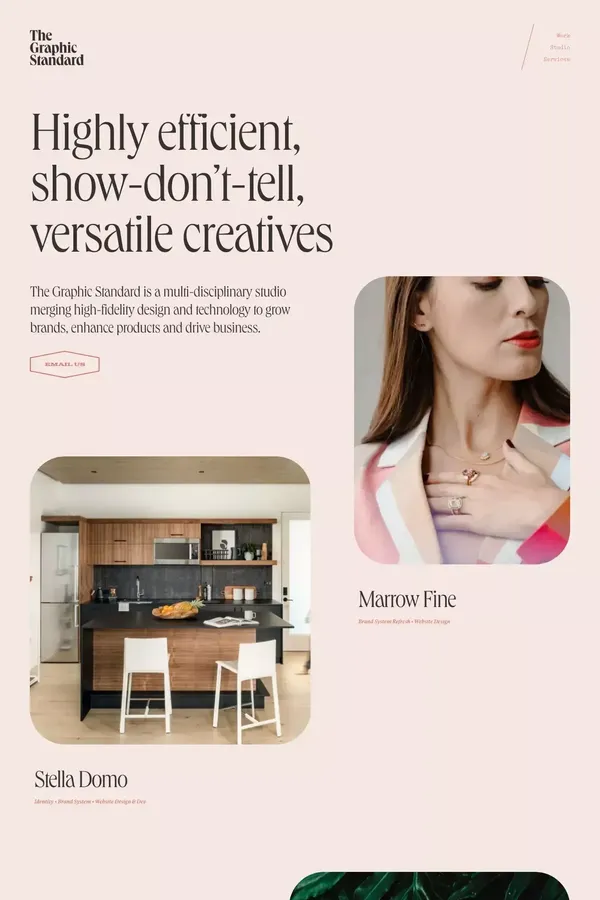 The Graphic Standard | Austin-Based Design Studio - Portfolio design inspiration