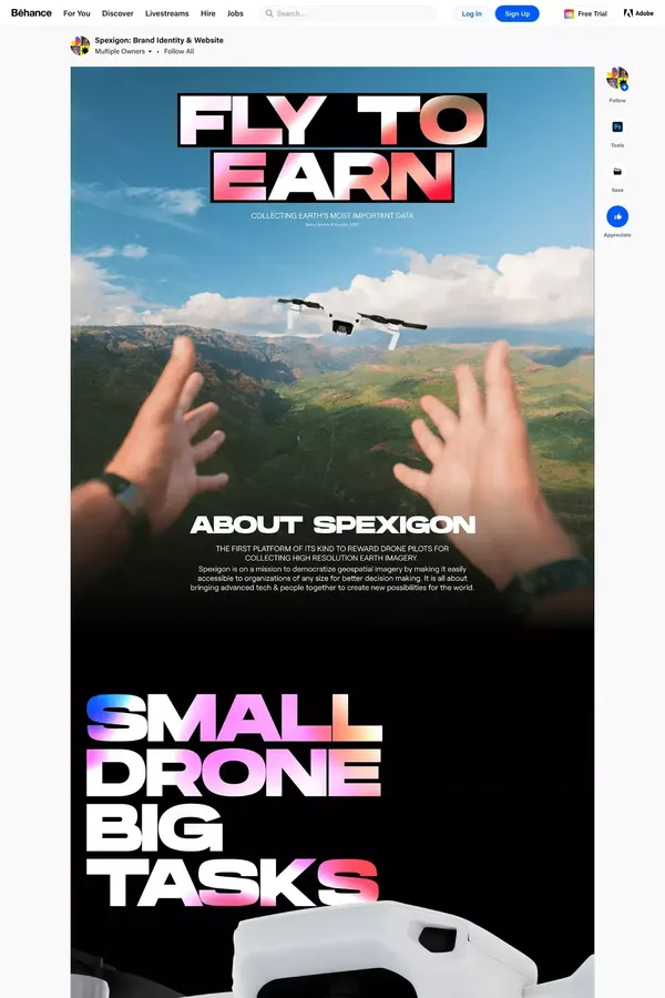 Behance - Case Study design inspiration