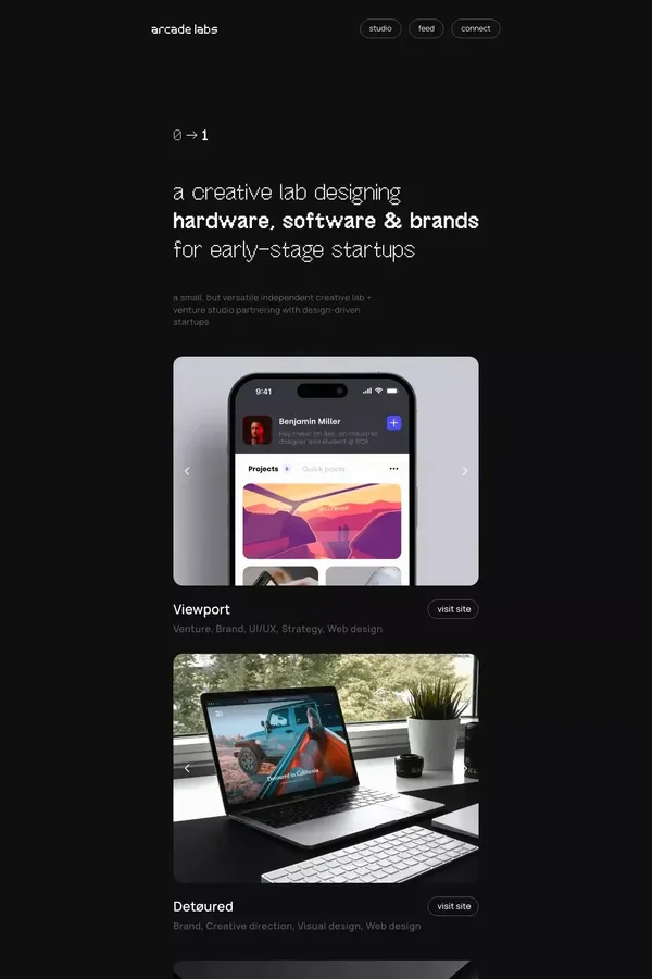 Arcade Labs â Creative Lab & Venture Studio
