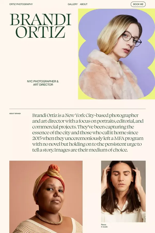 ORTIZ PHOTOGRAPHY - Template design inspiration