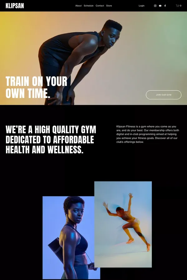 KLIPSAN - Template design inspiration