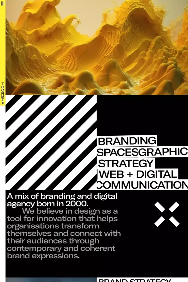 Toormix, branding and design agency based in Barcelona - Portfolio design inspiration