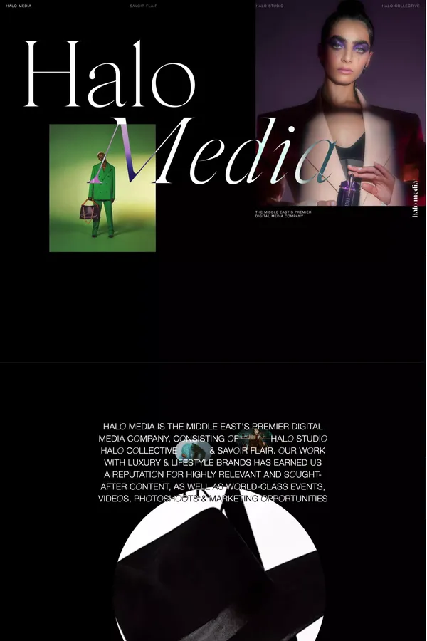 Halo Media - Portfolio design inspiration