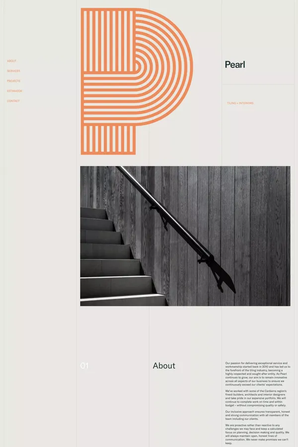 Pearl - Tiling + Interiors - Portfolio design inspiration