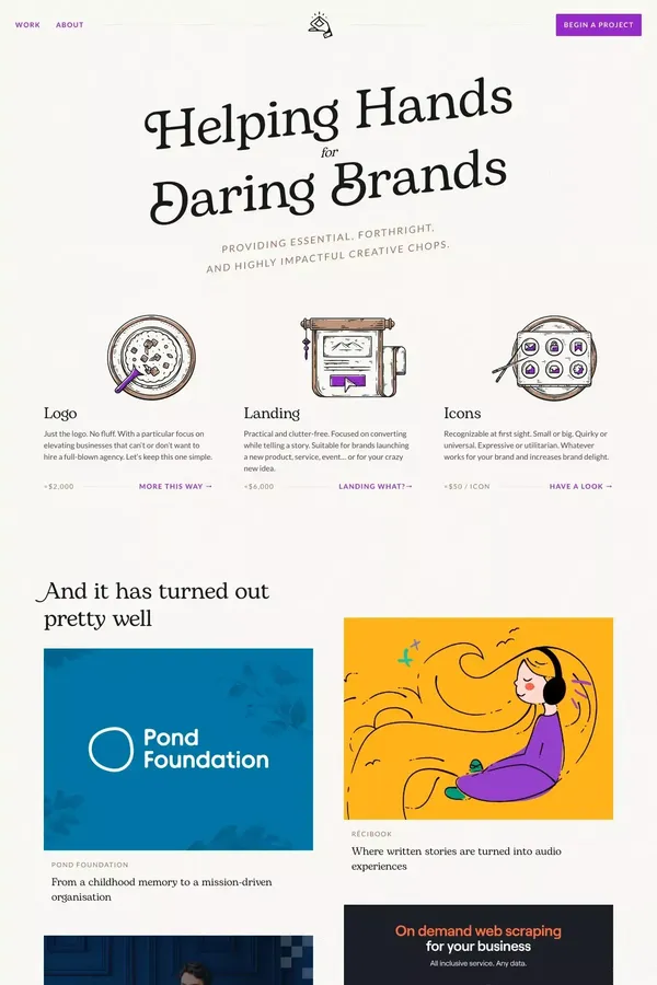 Ensage: Helping hands for daring brands