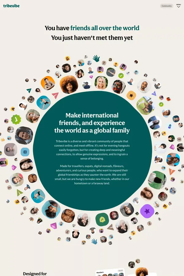 Make friends all around the world – Tribevibe