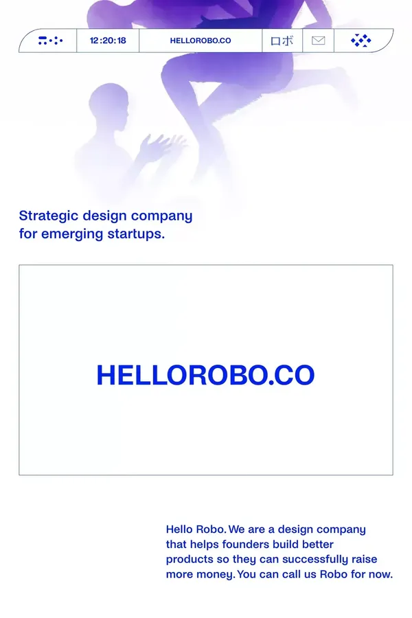 Hello Robo - website design inspiration