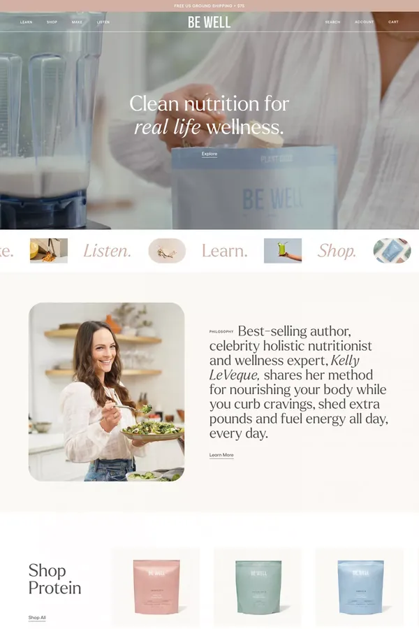 Be Well by Kelly LeVeque | Fab Four Wellness | Official Site