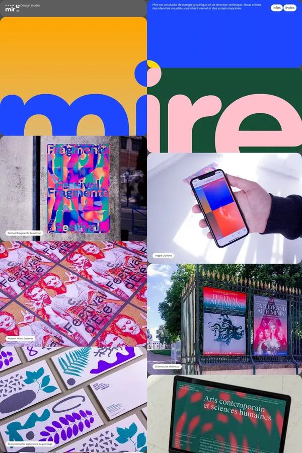mire • studio | Benoit Böhnke et Cyril Makhoul - Portfolio design inspiration