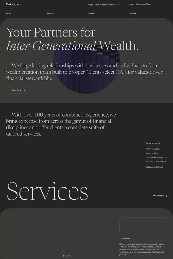 Oak - Webflow HTML Website Template - Template design inspiration