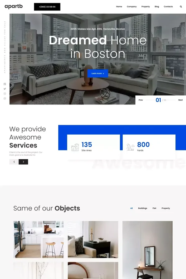 Apartb 128 - Webflow HTML website template