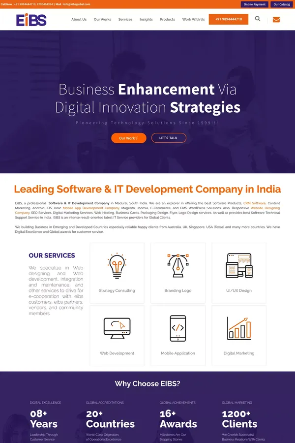 IT Development Company|#1Custom Software Outsource Service - website design inspiration