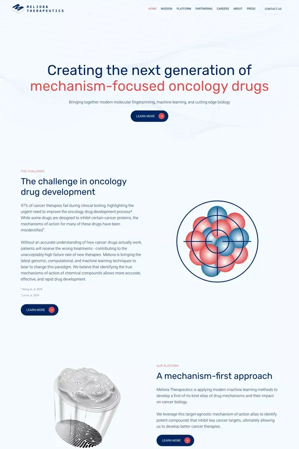 Meliora Therapeutics - Other design inspiration