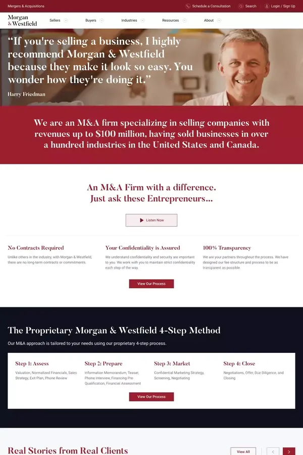 Morgan & Westfield Business Brokers and M&A - Other design inspiration