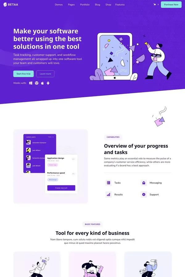 Betaa 128 - Webflow Ecommerce website template