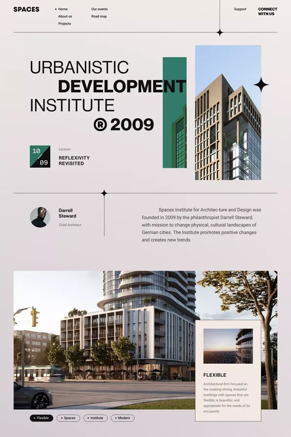 Spaces Urbanistic - Landing design inspiration