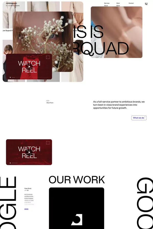 Upperquad | Upperquad - Portfolio design inspiration
