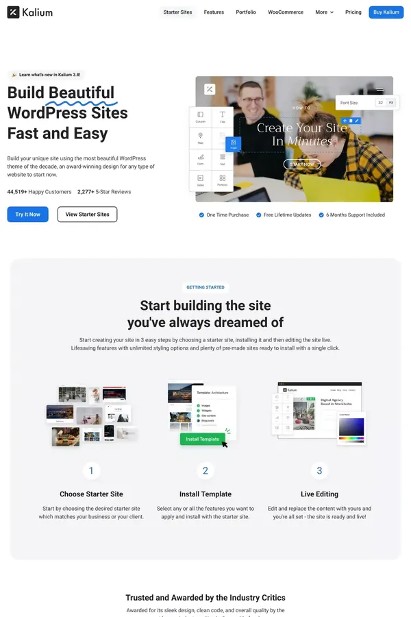 Kalium - Creative Multipurpose WordPress & WooCommerce Theme