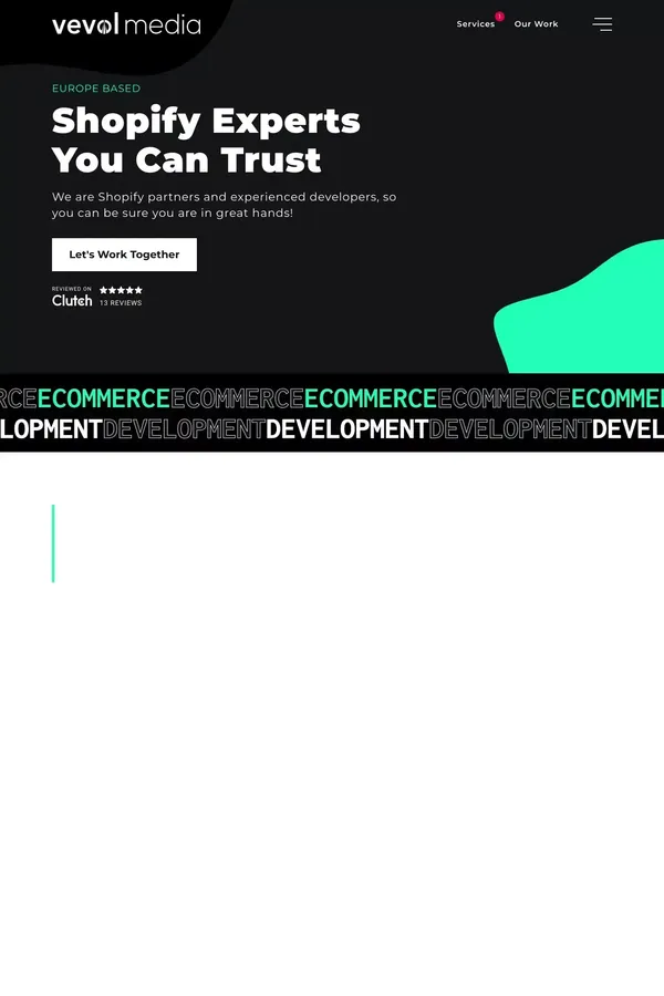 Innovative Shopify Experts & Developers - Vevol Media