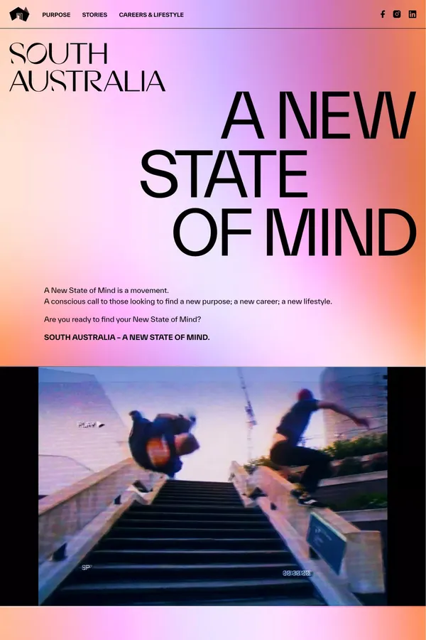 South Australia - A New State of Mind - Other design inspiration