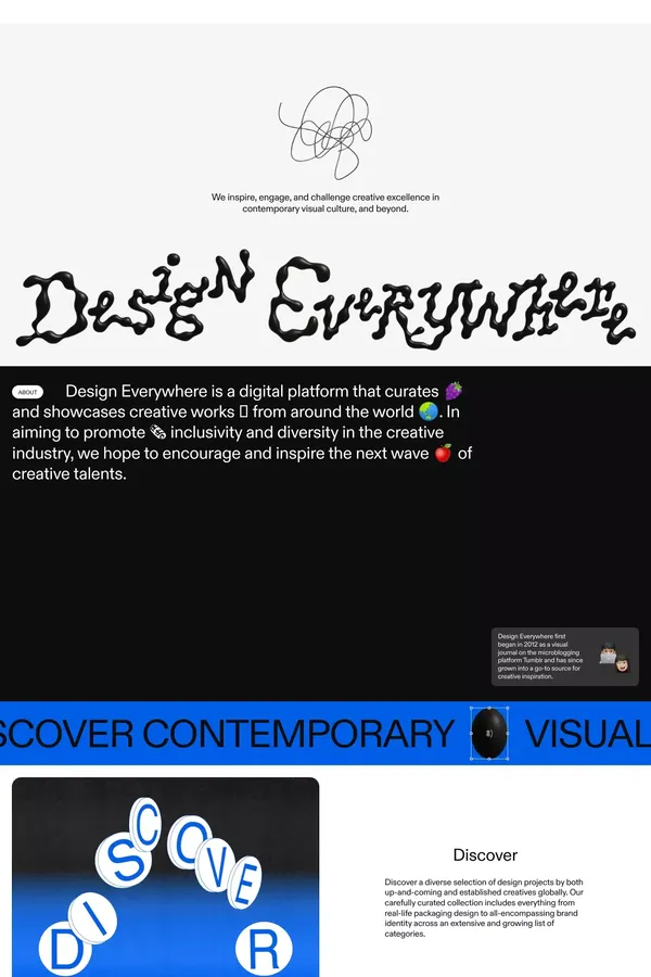 About â Design Everywhere - About Us  design inspiration