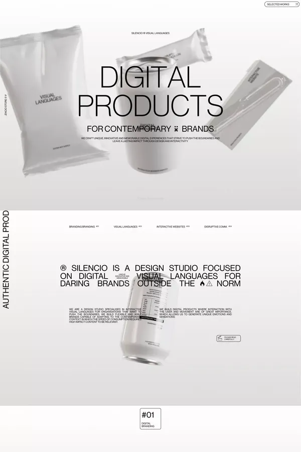 SILENCIO ® VISUAL LANGUAGES - Portfolio design inspiration