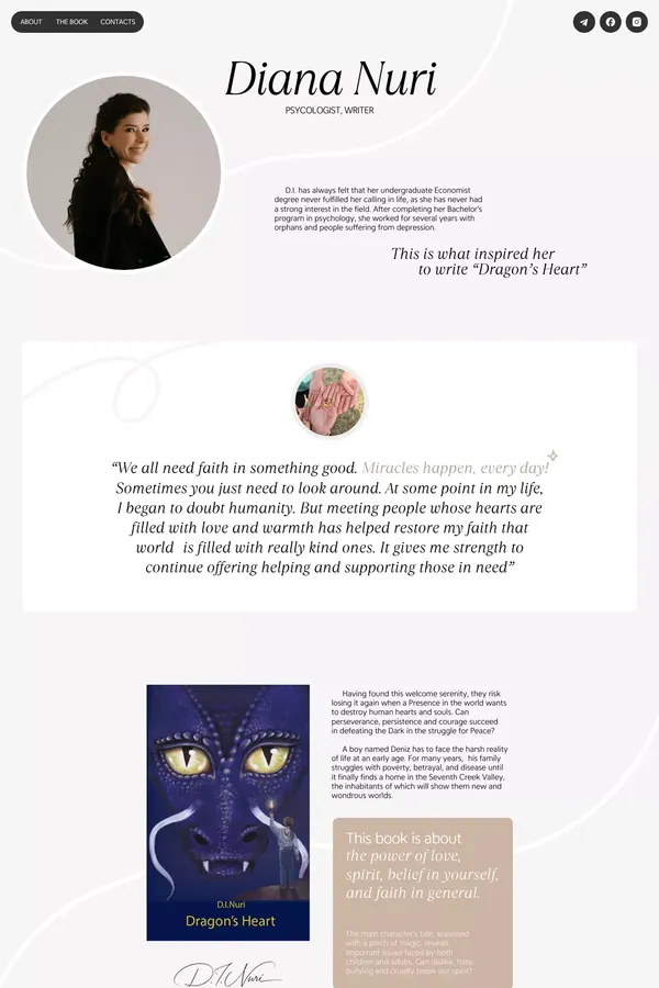 Diana Nuri — Psycologist & Writer