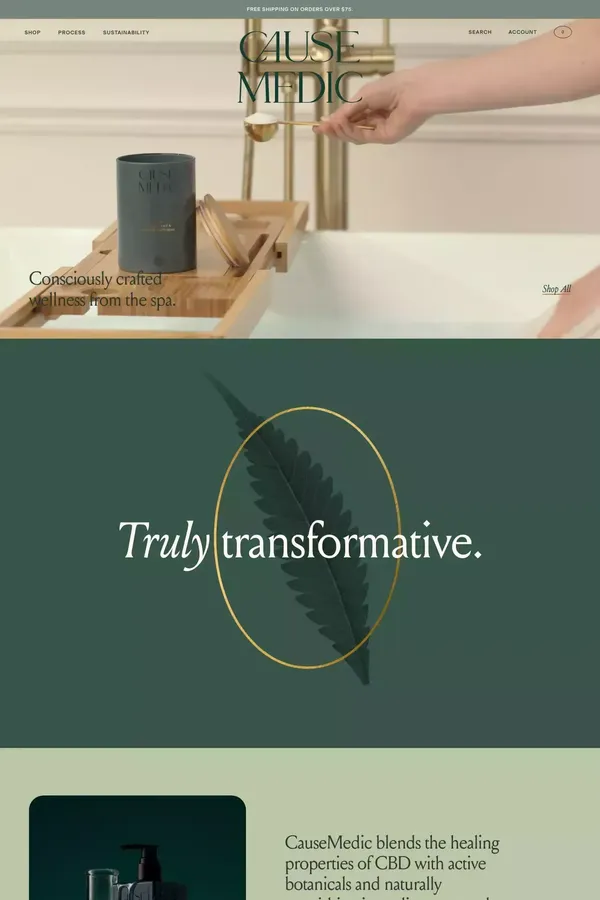 CAUSE+MEDIC | Hemp CBD Spa + Massage Products – CauseMedic