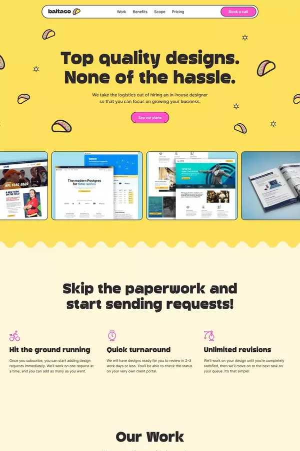 balta.co - Unlimited Design & Webflow Subscriptions