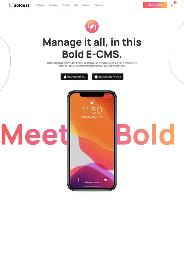 Boldest - Webflow Ecommerce website template - Template design inspiration