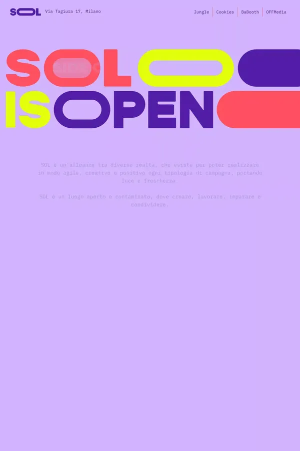 Welcome to Sol, il collettivo di comunicazione indipendente