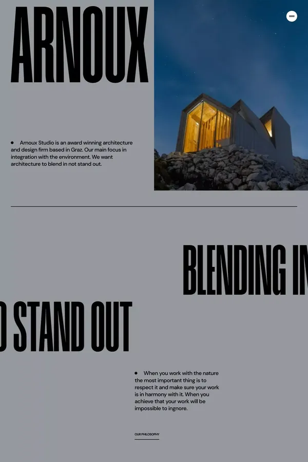 Jacques Arnoux - HTML website template - Template design inspiration