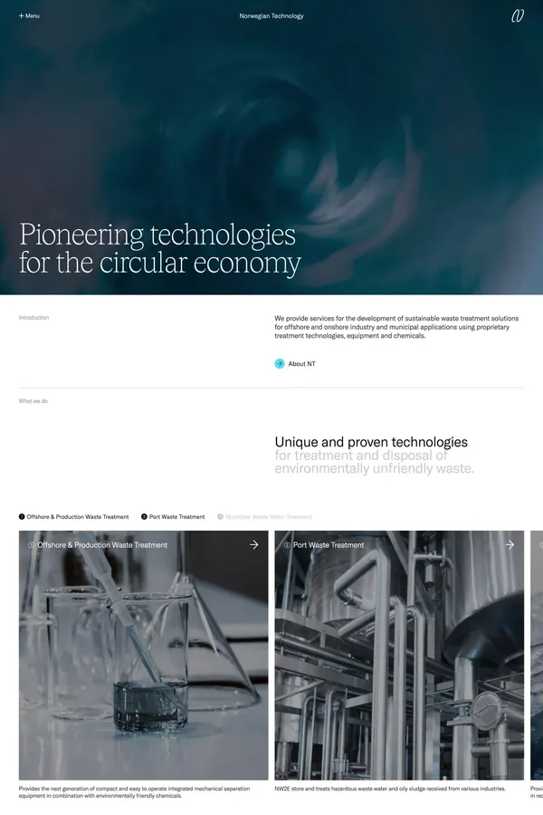 Home - Norwegian Technology - Landing design inspiration