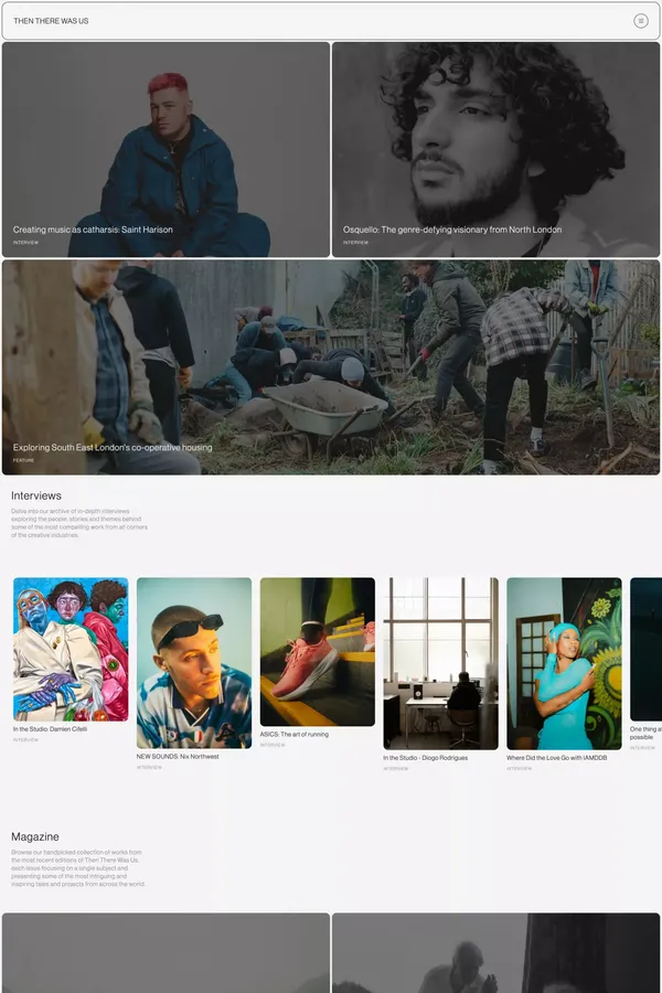 Then There Was Us - Blog design inspiration