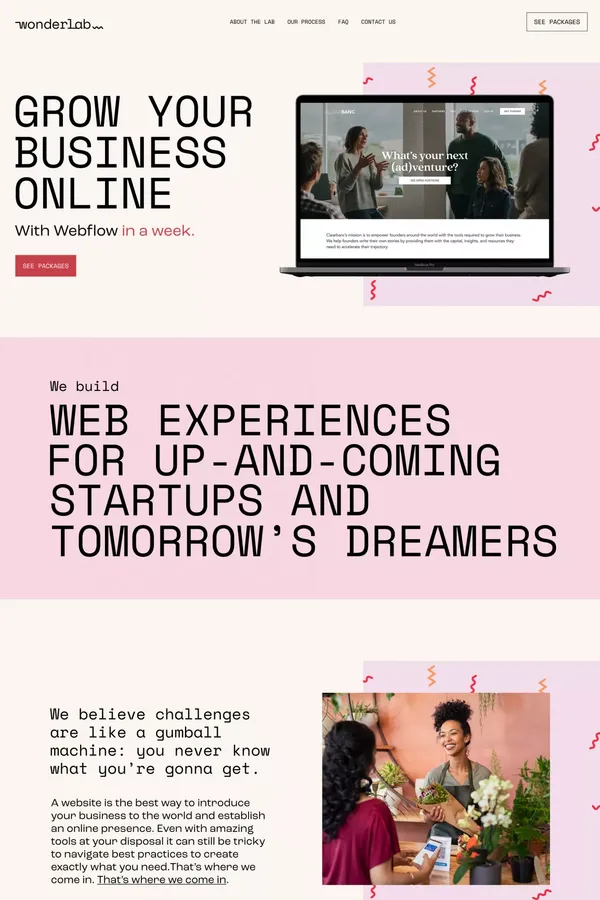WonderLab • Webflow Creative Collective