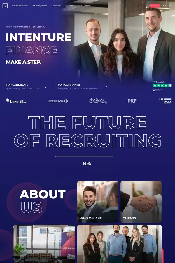 Home | INTENTURE GROUP - website design inspiration