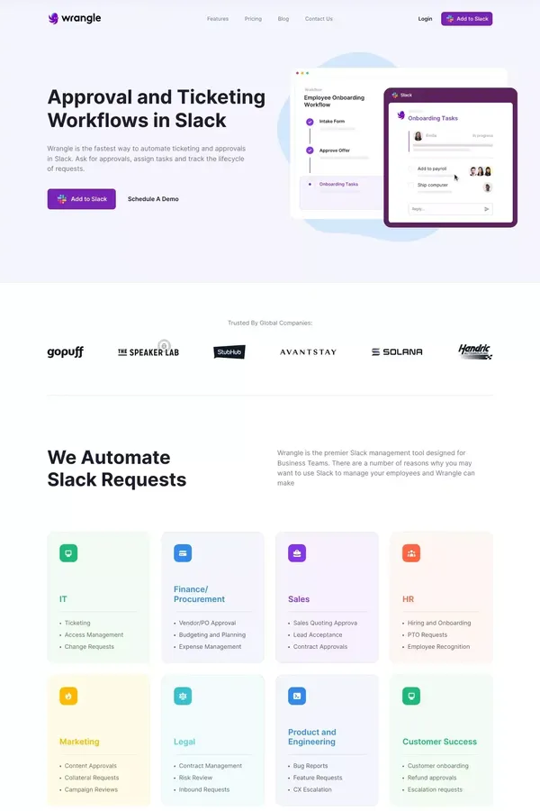 Wrangle website | Social App - Landing design inspiration