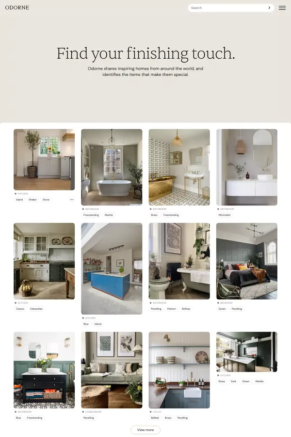 ODORNE - Find your finishing touch. - Other design inspiration