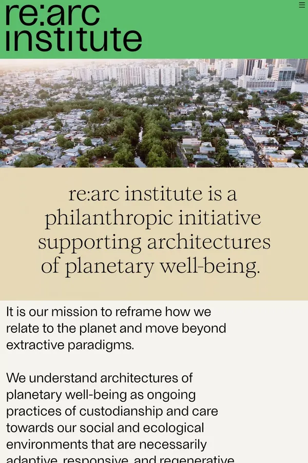 re:arc institute - Other design inspiration