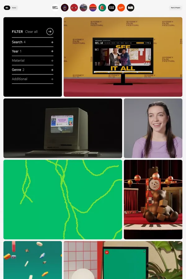 Ed Studio - Portfolio design inspiration