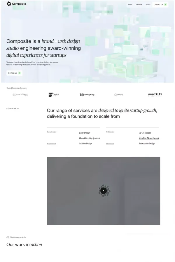 Brand + Web Agency Engineering Award-Winning Digital Experiences for Startups