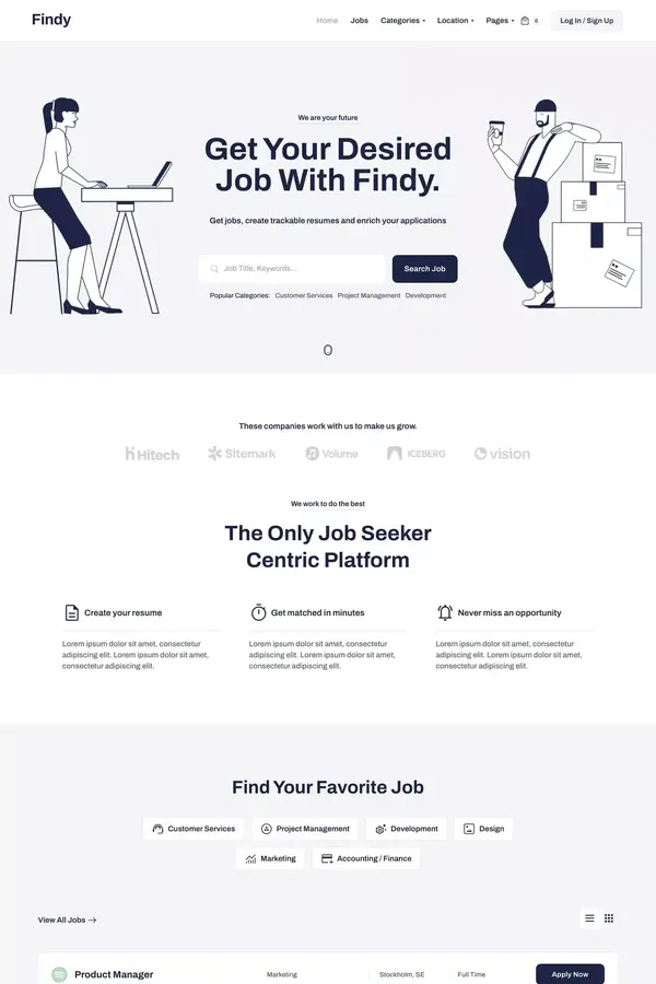 Findy - Webflow Ecommerce website template