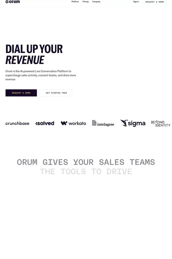 Orum - The Live Conversation Platform