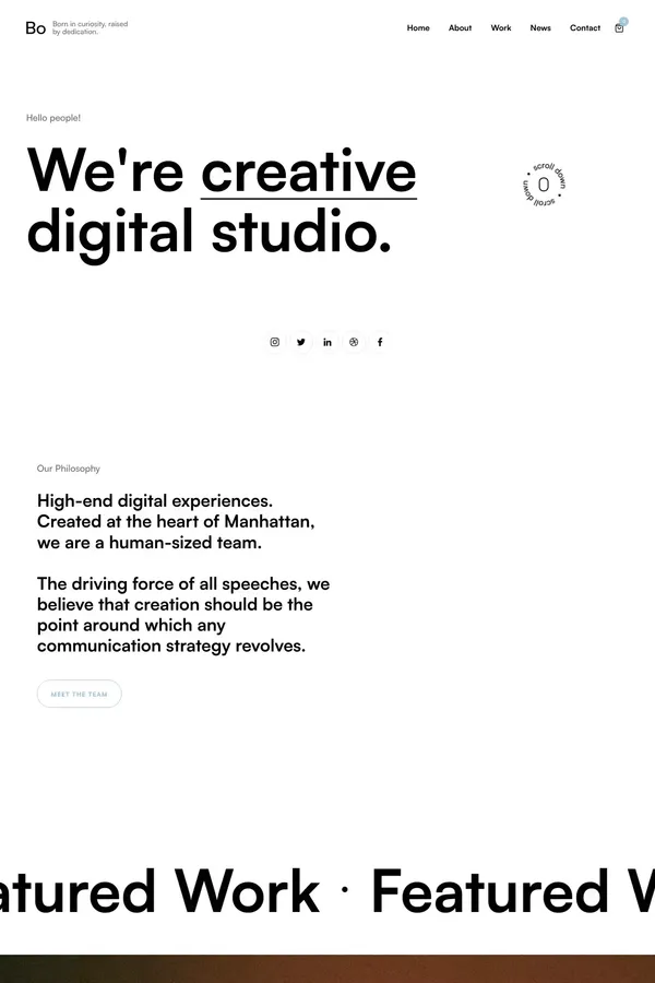 Bo - Webflow Ecommerce website template
