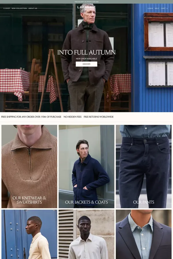 Lafaurie : a French family brand since 1991 - Ecommerce design inspiration