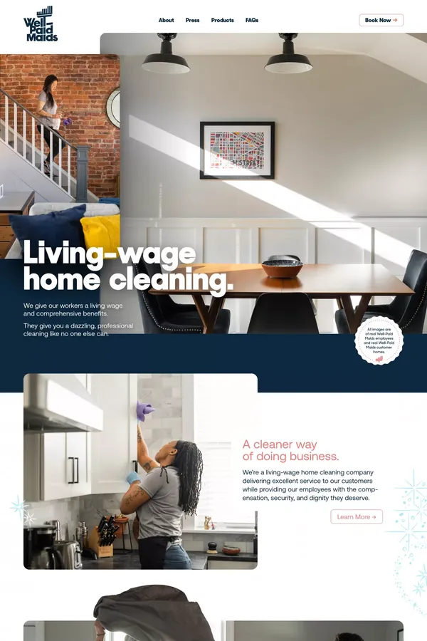 Well-Paid Maids | Living-Wage Home Cleaning