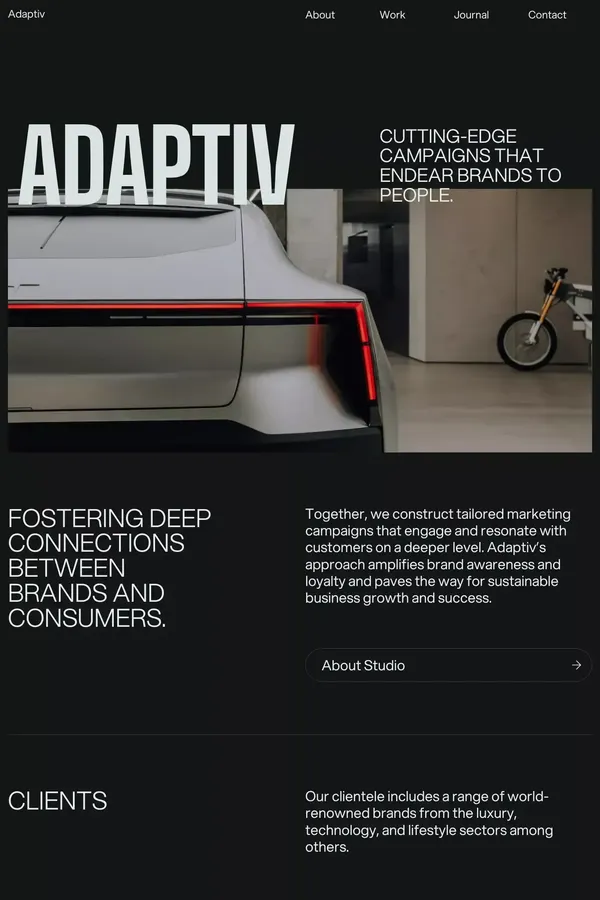 Adaptiv - Webflow HTML Website Template - Template design inspiration