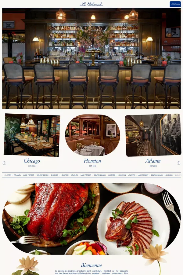 Le Colonial - Other design inspiration