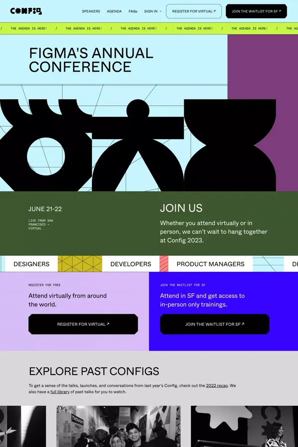 Config 2023 | Figma’s Annual Conference - Other design inspiration