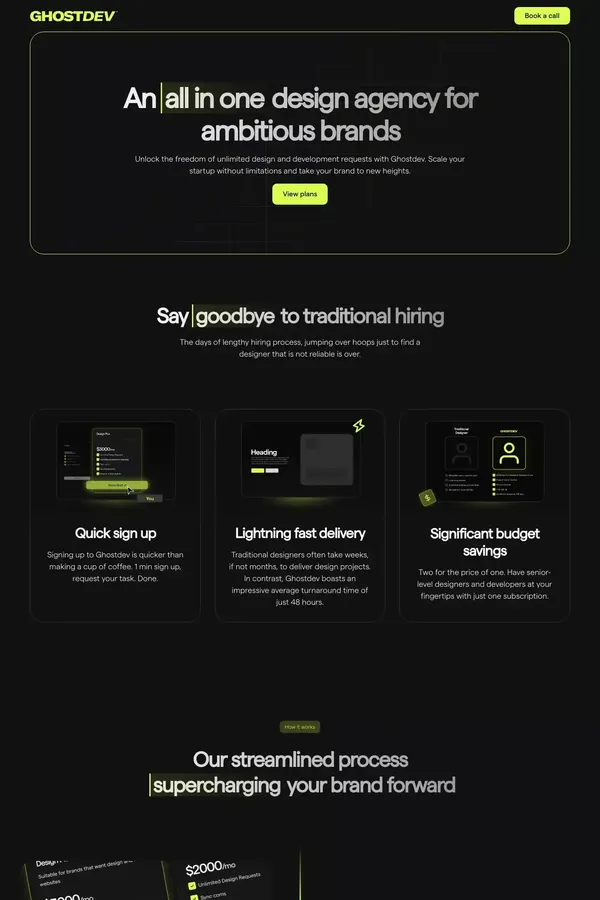 Ghostdev - Unlimited Design & Development With One Subscription